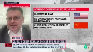 Alt-El catedrático Santiago Carbó analiza el acuerdo comercial entre Trump y China: "Es una bajada radical, una recogida de cable en toda regla de EEUU"