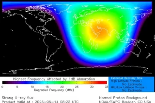 Alt-Por si estuvieran pasando pocas cosas, el Sol acaba de causar un apagón de radio con su erupción más potente de 2025