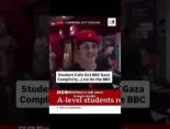 Alt-Estudiante denuncia en directo la complicidad de la BBC con el genocidio de Gaza (inglés)