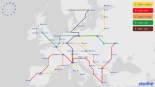 Alt-Proyecto del ‘metro europeo’: una red de 22.000 kilómetros para conectar 39 ciudades con trenes que circularían 400 km/h