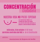 Alt-Asociaciones de mujeres convocan este miércoles una concentración en Sevilla ante la crisis de los cribados de cáncer