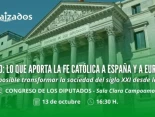 Alt-Una asociación ultracatólica vinculada al Yunque organiza unas jornadas en defensa de la fe católica en el Congreso de los Diputados