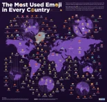 Alt-El emoji más usado en twitter en cada país del mundo [mapa] [ENG]