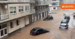 Alt-Máxima alerta en Montsià, Tarragona por la lluvia torrencial. AP-7 Cerrada, barrancos desbordados y coches arrollados