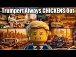 Alt-Irán se burla de Trump en un último video de LEGO, TACO Trump Always Chickens Out, «Trump siempre se acobarda»