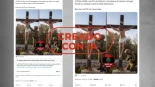 Alt-No es un militar israelí reinstalando la estatua de Cristo, es IA