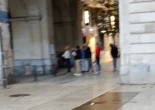 Alt-Despedida de Santander, por Benji, "el gato de la Porticada" y su humano (sintecho ambos).