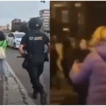 Alt-"La represión policial no es igual para todos": los tuiteros recuperan el vídeo de Aguirre liderando un corte de tráfico en una protesta en Ferraz