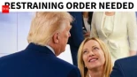 Alt-Trump comparte meme y menciona orden de alejamiento contra Meloni