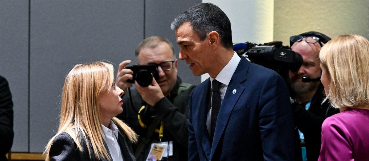 Sánchez responde a Meloni por críticas migratorias con datos de Frontex