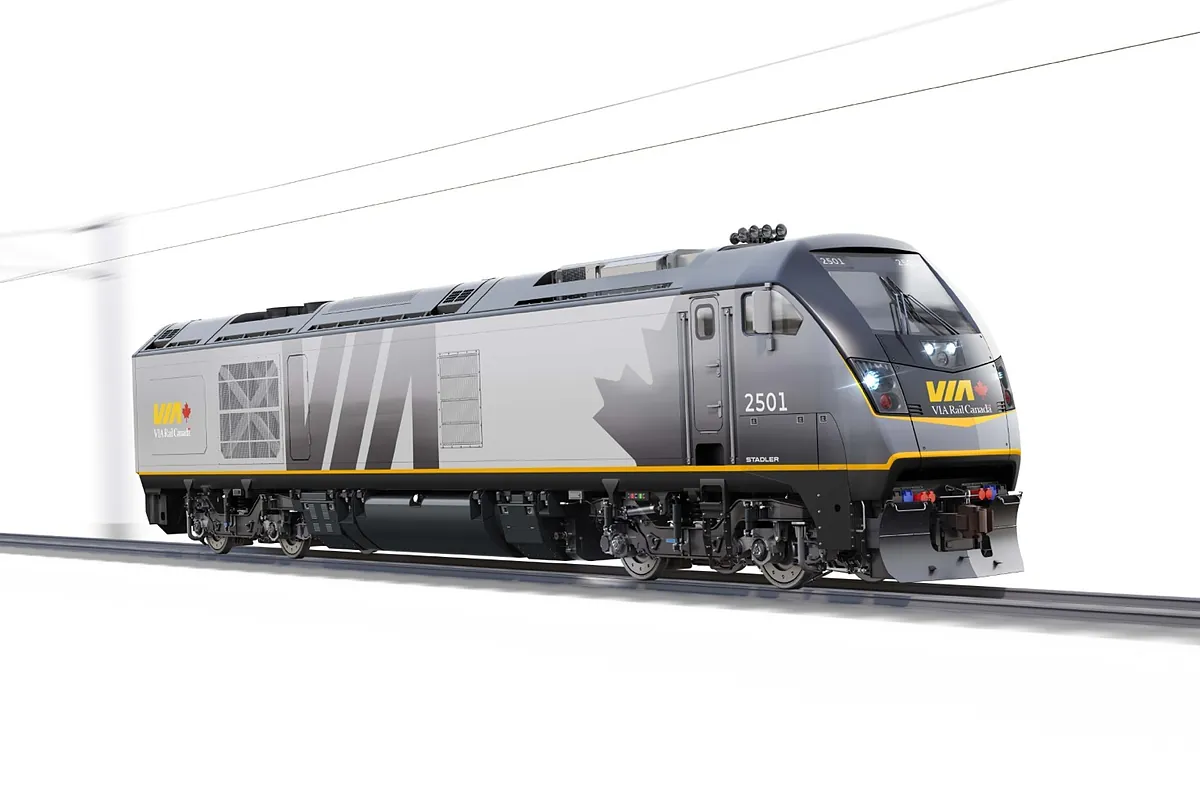 Stadler fabricará en España 45 locomotoras híbridas para Via Rail Canadá