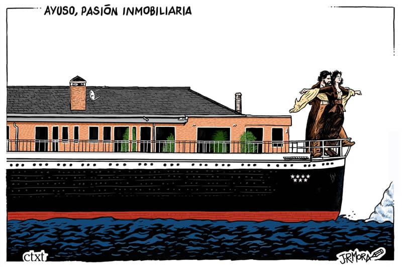 Ayuso y la compra de áticos: la Comunidad de Madrid, ¿inmobiliaria en la sombra?