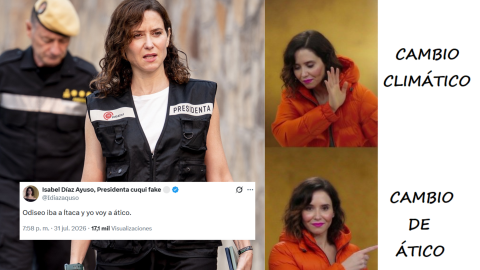 El meme del 'cambio de ático' de Ayuso arrasa en redes