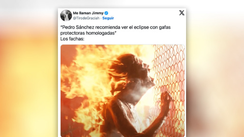Memes del eclipse: Abascal trabajará de sol a sol y otras risas