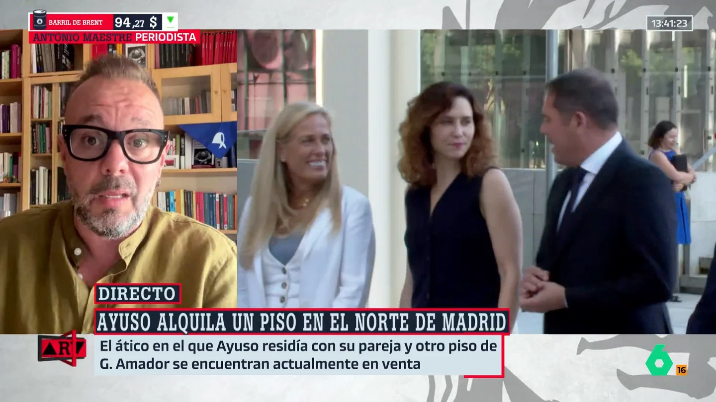 Maestre: el plan del ático de Ayuso era comprarlo opacamente y usarlo como residencia oficial