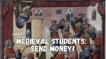 Cartas de estudiantes medievales pidiendo dinero a casa