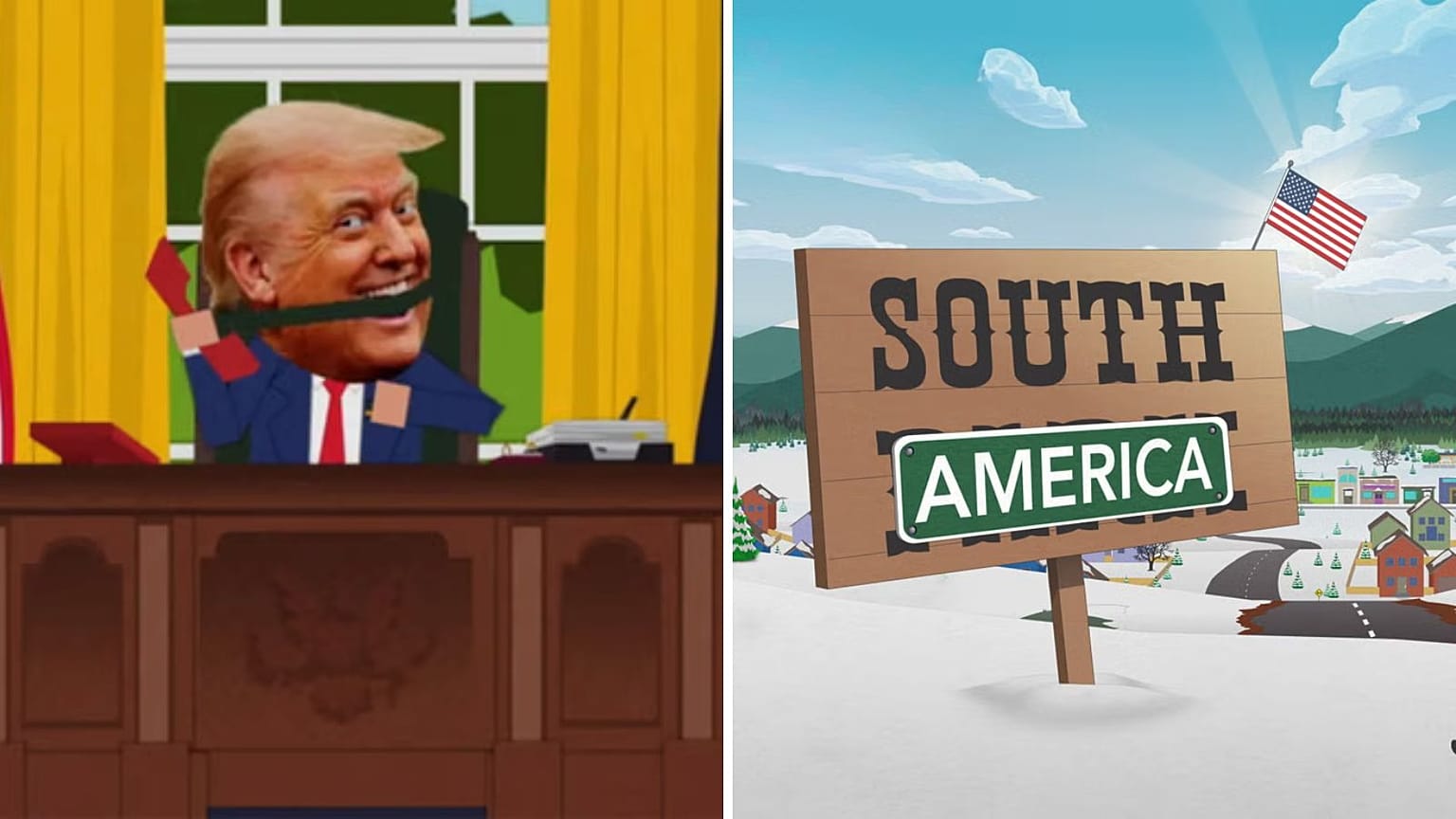 South Park pasa a llamarse South America para burlarse de Trump