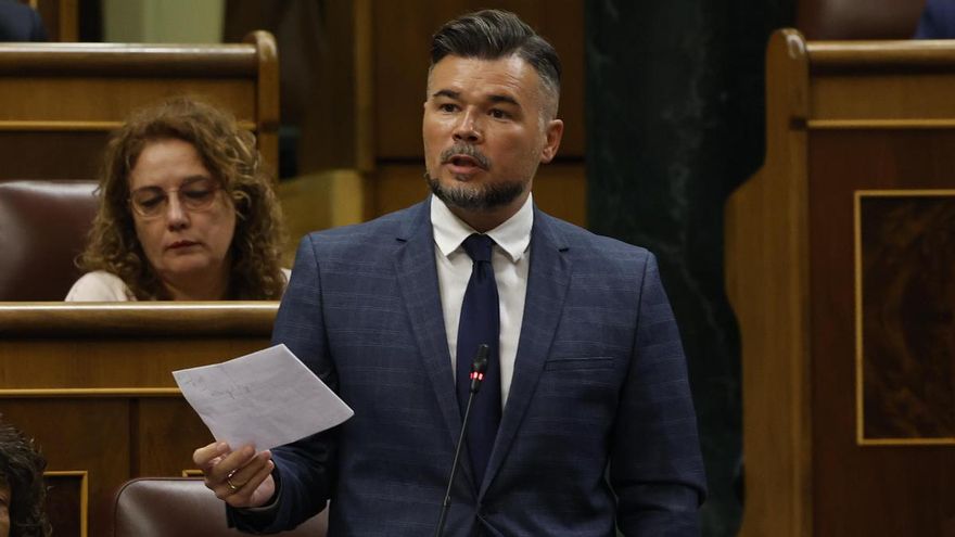 Rufián: los informes desclasificados confirman que el CNI va contra el Gobierno