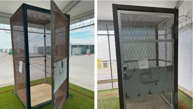 El "Alcatraz de los caimanes" encerraba a migrantes en jaulas metálicas