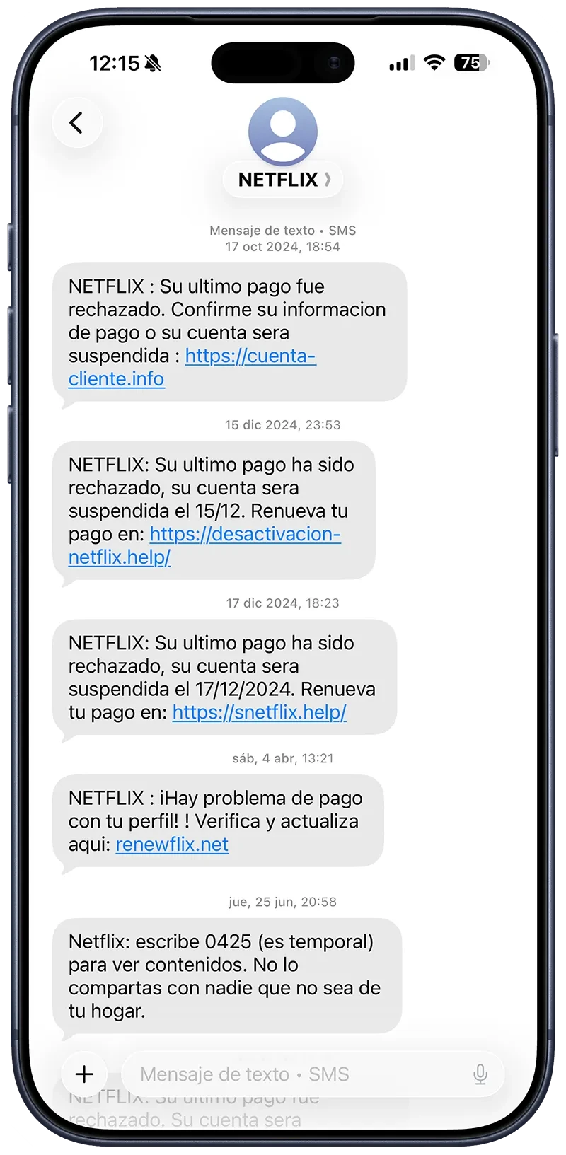 Bloqueo automático de SMS fraudulentos: ya es obligatorio en España