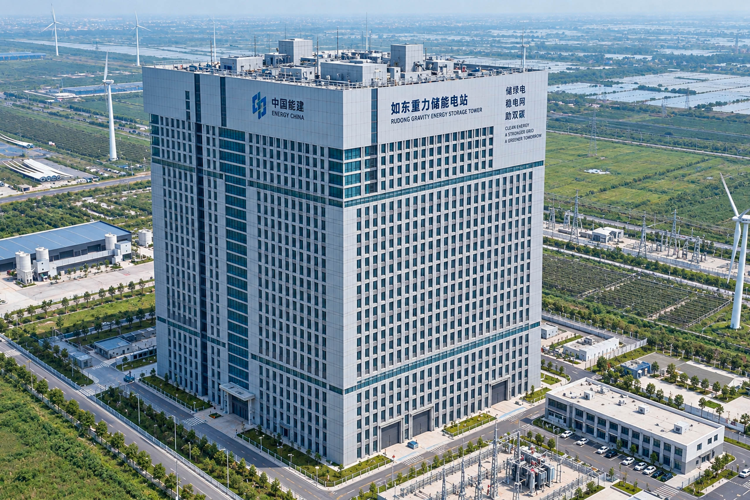 Batería de gravedad de 148 metros en China: 100 MWh para almacenar renovables