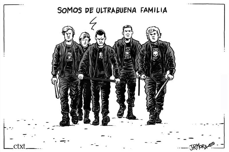 Detenidos cinco ultras por agredir a activistas de AMA Asturies en Oviedo