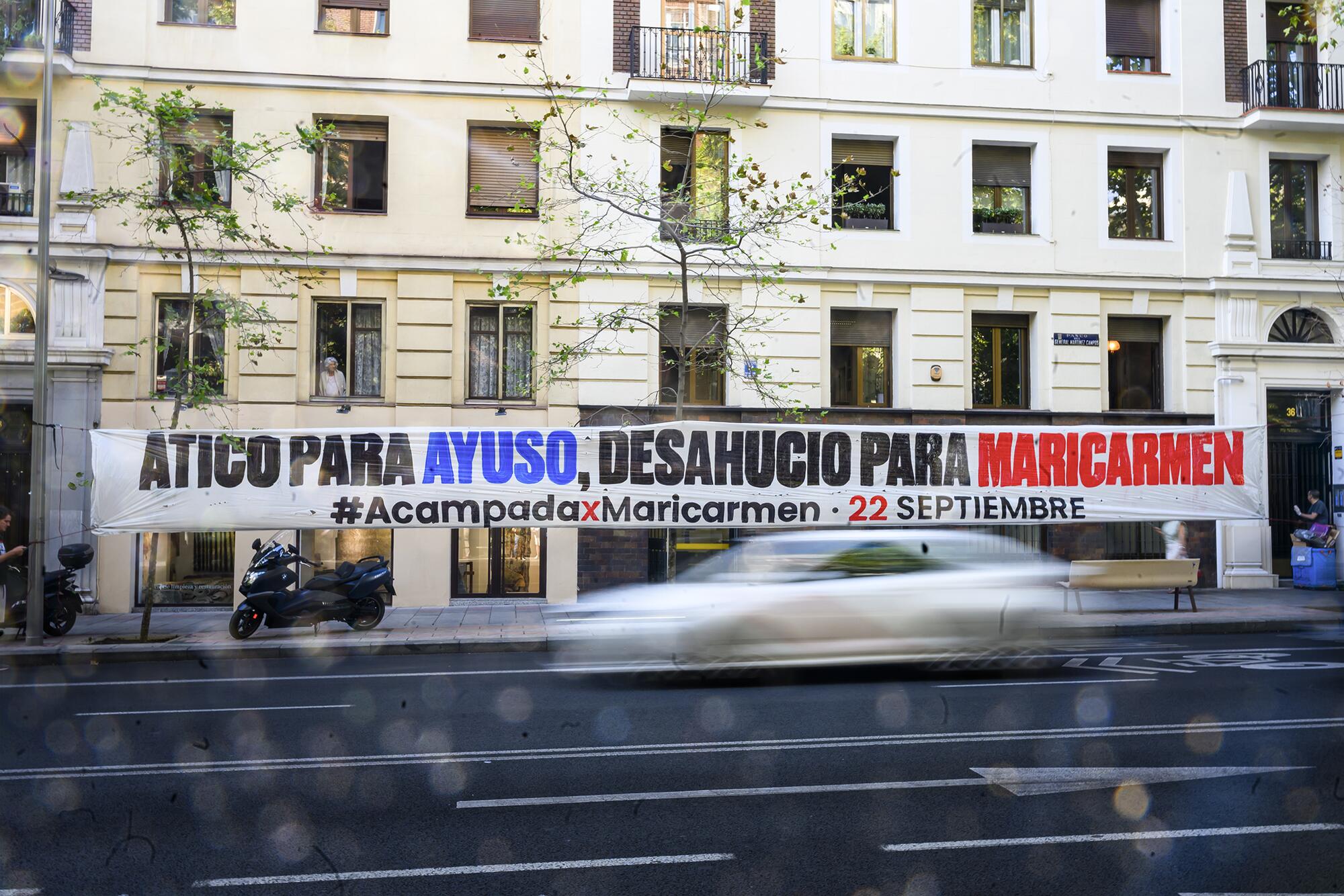 Alt-Maricarmen, 87 años, afronta su cuarto desahucio sin solución habitacional