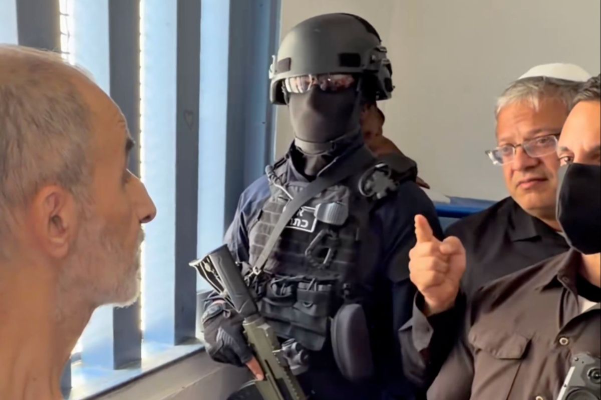 Ben-Gvir amenaza a preso de Hamás en vídeo: 'Quiero ejecutarte'