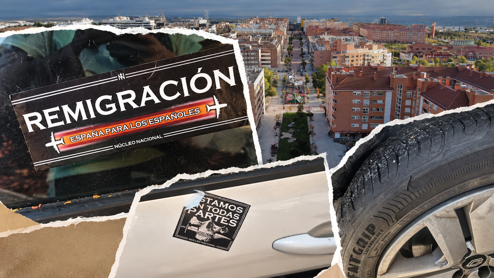 Denuncian actos vandálicos y pegatinas racistas en Sanse