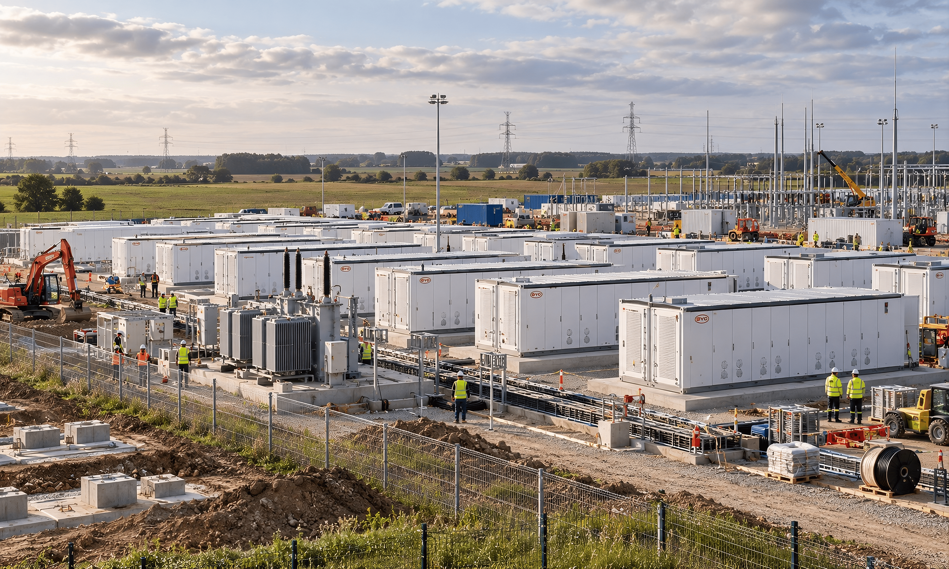 Polonia albergará uno de los mayores BESS de Europa: 2,4 GWh y tecnología BYD
