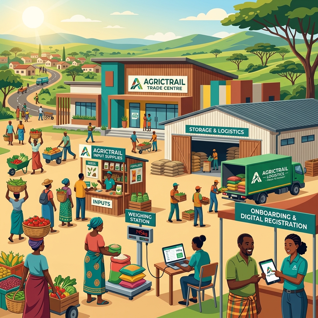 Cover image for How AgricTrail Trade Centres Will Connect Farmers to Markets