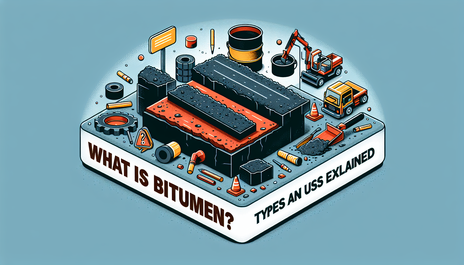 Bitumen types and uses diagram
