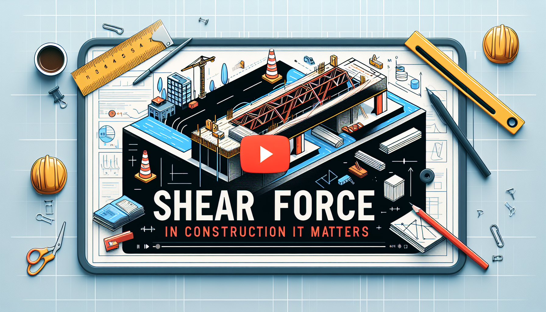 Shear force diagram in construction