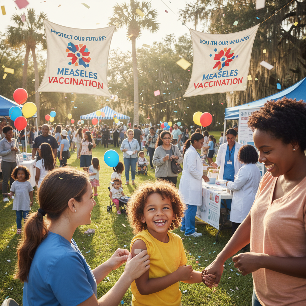 Measles vaccination awareness and public health in South Carolina