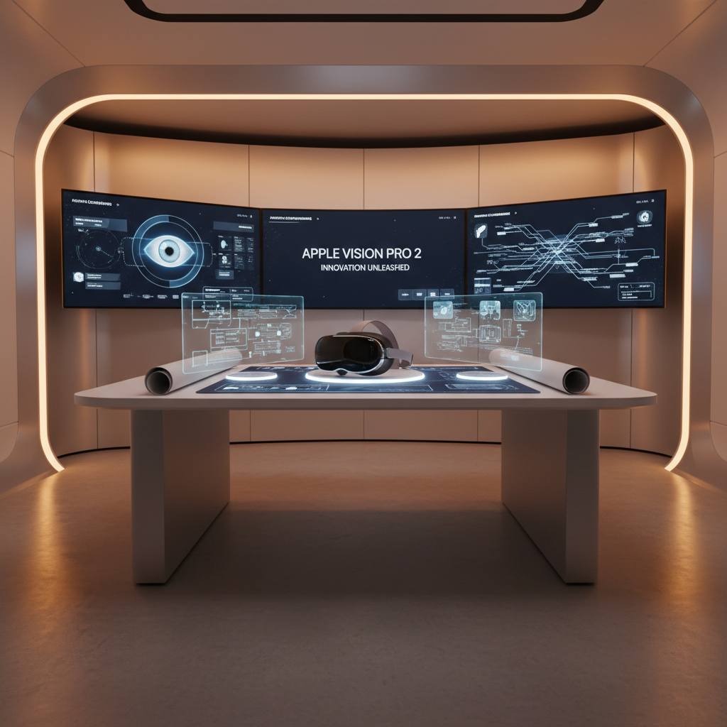 Apple Vision Pro 2 headset in use, showcasing new features