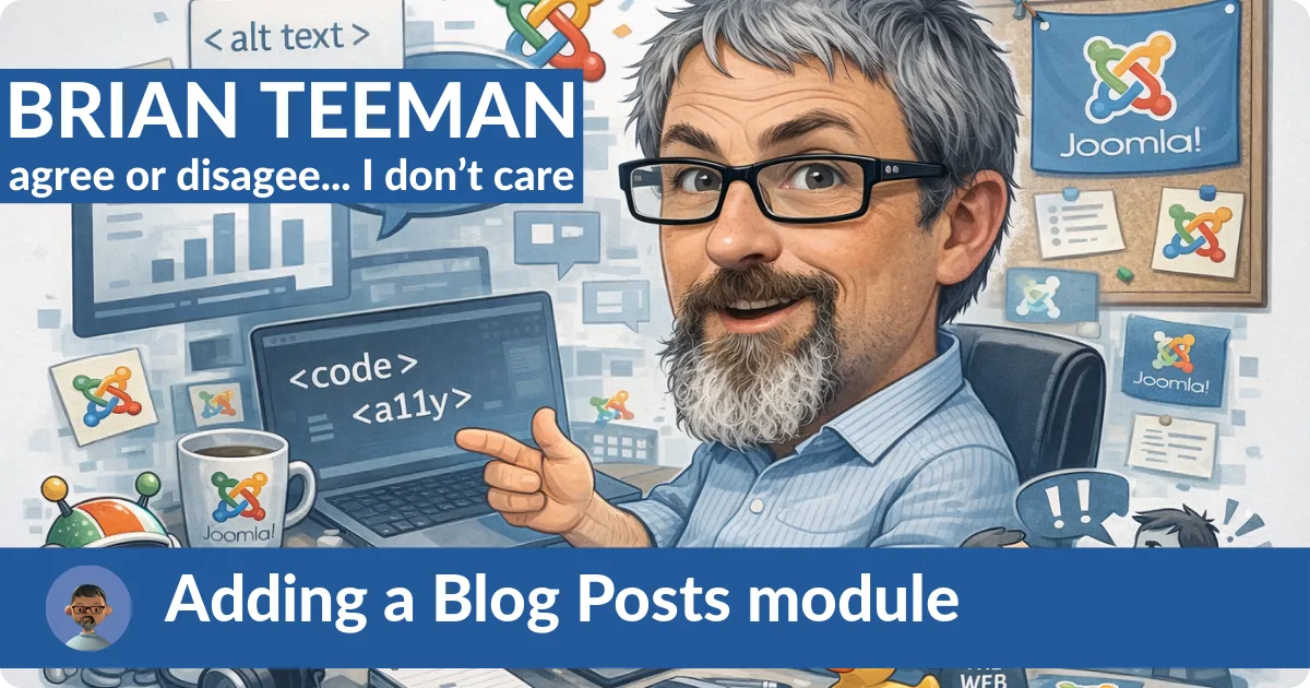 Modular Blog Post Adding a Blog Posts module