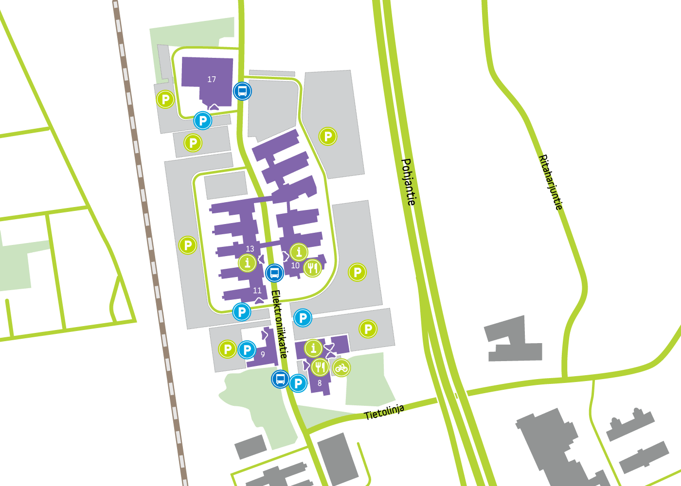 Directions for Linnanmaa campus | Technopolis