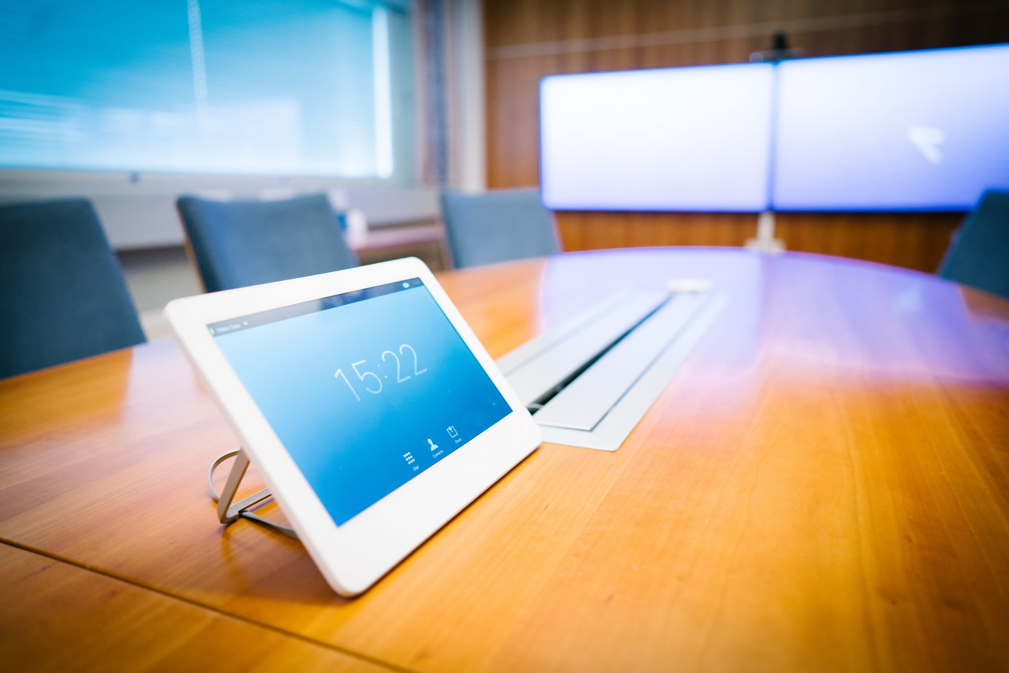 Meeting room for 4 persons on the 2nd floor of Zapp building. The room is equipped with LCD screen, free Wireless WLAN, whiteboard, and flipchart.