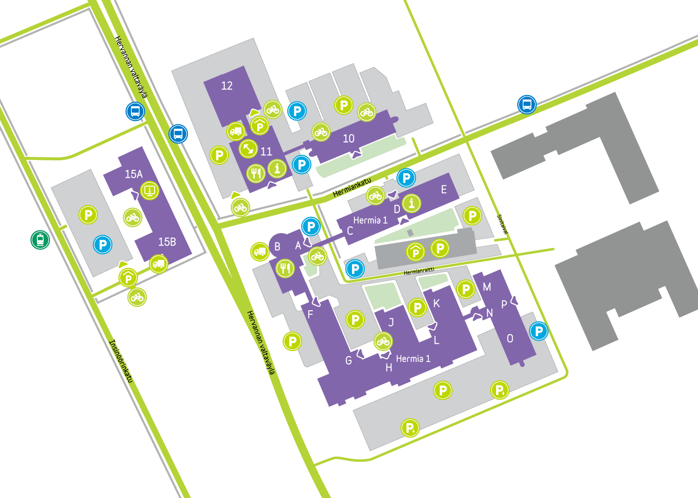 Directions for Hermia campus | Technopolis