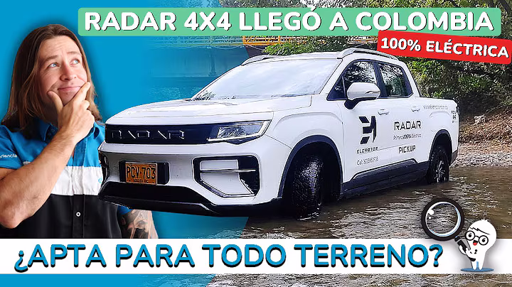 La RADAR 100% eléctrica quiere conquistar Colombia ⚡ ¿Lo logrará?
