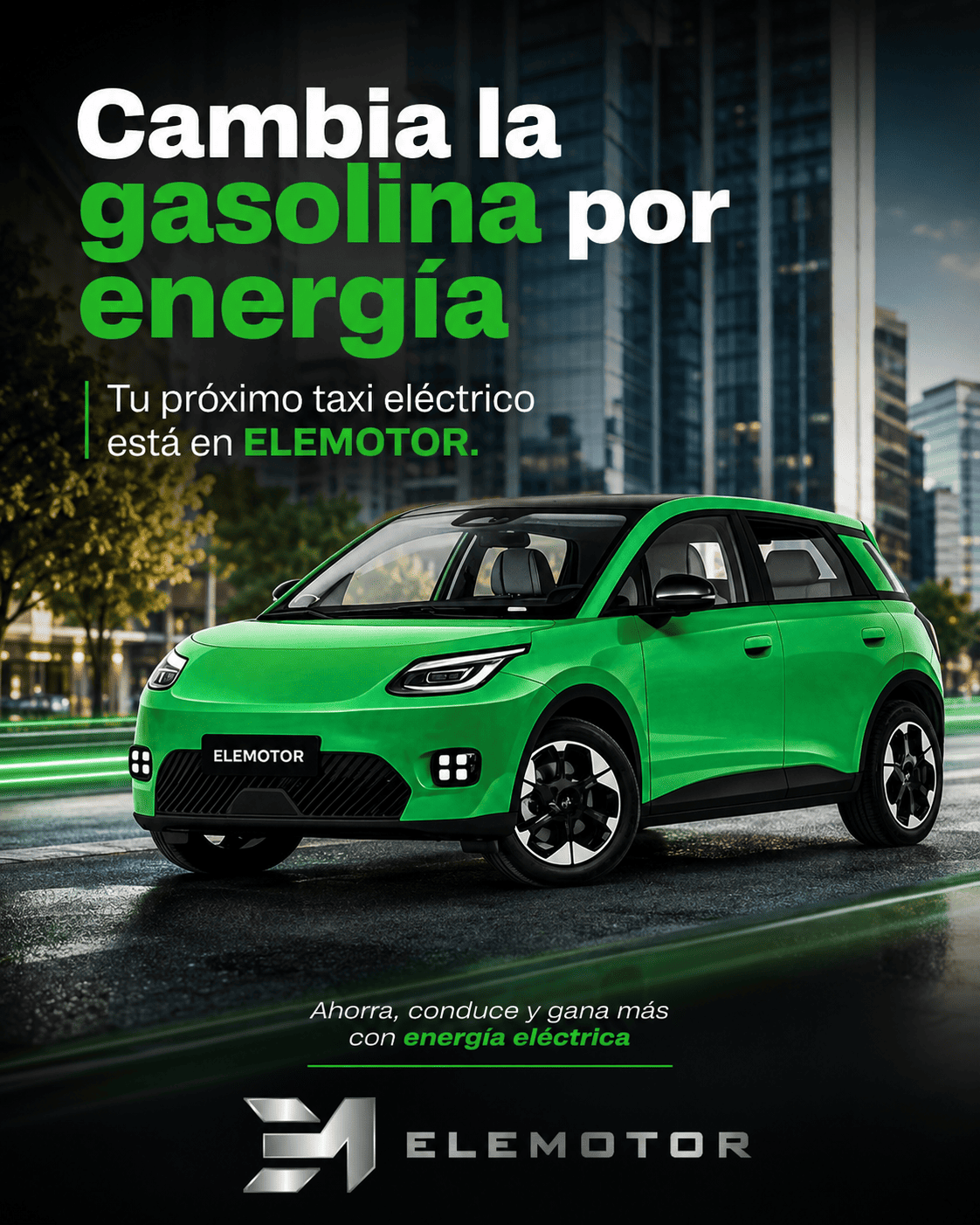 ¡LA REVOLUCIÓN DE LOS TAXIS YA ESTÁ AQUÍ! El espectacular Nuestro UT 100% Eléctrico llega homologado para taxi en Colombia