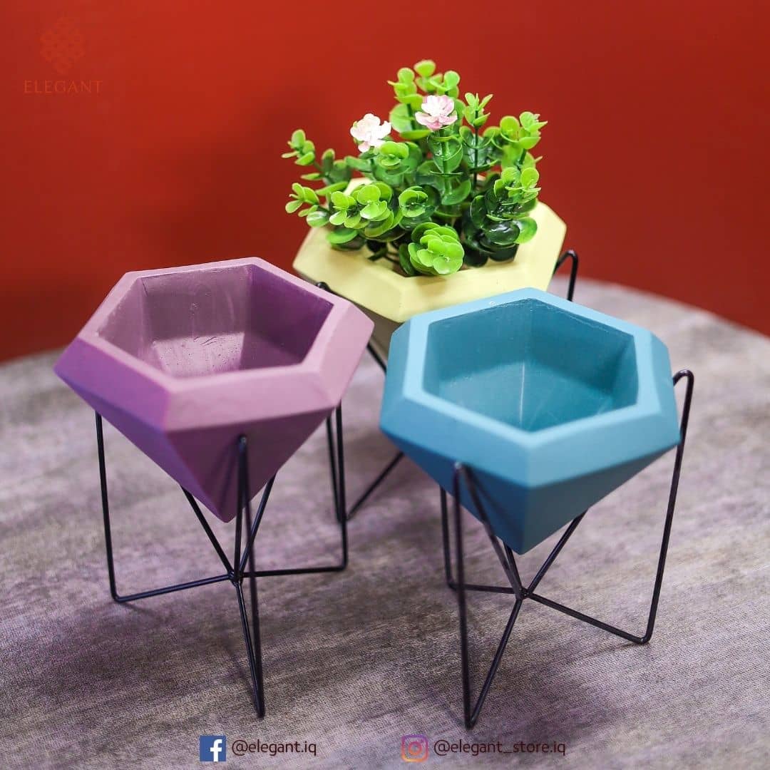 سندانة سيراميك سداسية بقاعدة معدنية 2