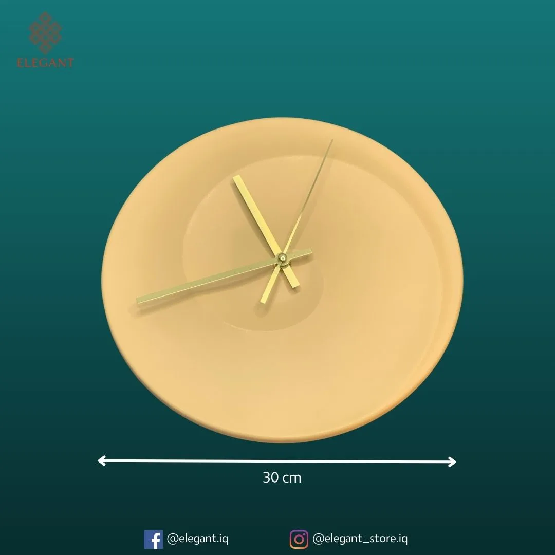 ساعة جدارية إسمنتية 5