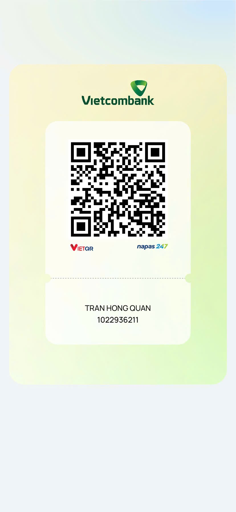 Mã QR chuyển khoản 1