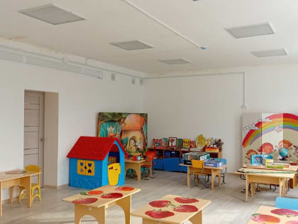 Детский сад в селе Узон отремонтировали благодаря президентской дальневосточной «Единой субсидии»