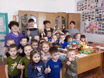 Затонский детский сад провёл марафон добрых дел