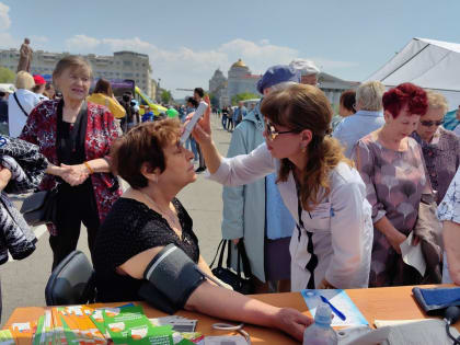 Свыше 800 забайкальцев прошли обследования в «Городке здоровья» в День города