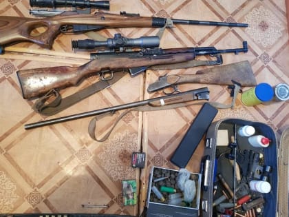 Жители Читы незаконно организовали оружейную мастерскую