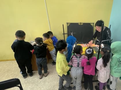 Дошкольники в гостях у студии мультипликации «Сказки из юрты»