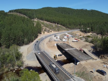 Движение по отремонтированному мосту через Никишиху запустили на трассе Чита-Забайкальск